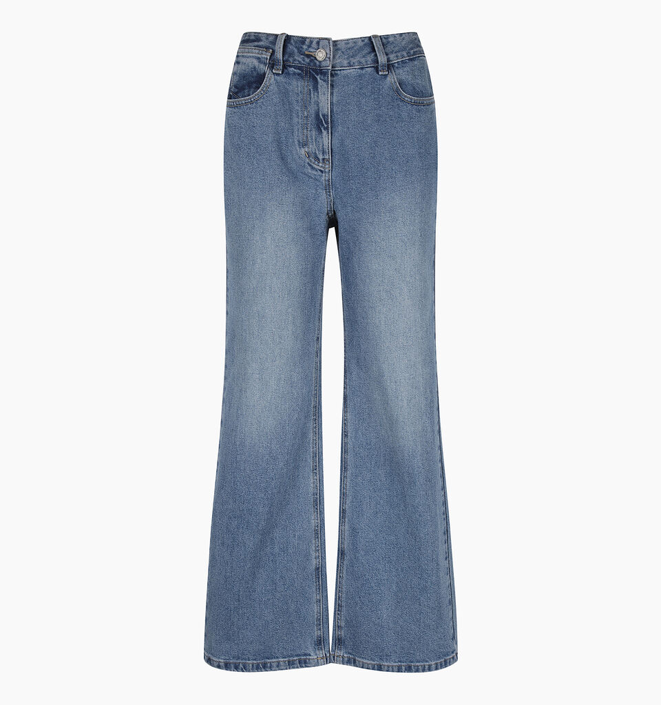 TROUSERS - sisley k jeans flare & bootcuts - Blue | Sisley K image number 2